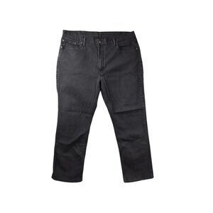 Levi Strauss Mens Jeans Black 40x30 99% Cotton 1% Elastane Dark‎